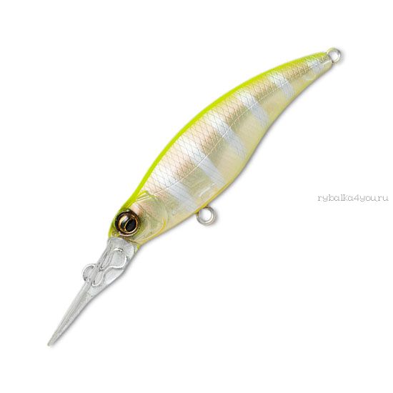 Воблер Megabass Shading-X 55 мм / 3,4 гр / Заглубление: 1 - 1,5 м / цвет: PM Striped Hot Shad