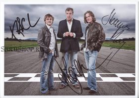 Автографы: Ричард Хаммонд, Джереми Кларксон, Джеймс Мэй. Топ Гир / Top Gear