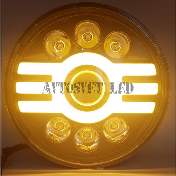 Фары светодиодные 7 дюймов G7-707 77W BLACK