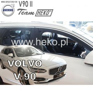 Дефлекторы ветровики Volvo V90 II вставные на двери Heko - арт 31243