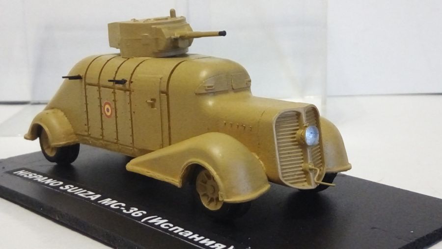 Бронеавтомобиль Hispano Suiza MC-36 (Испания) (1/72)