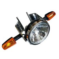 Комплект круглой фары серебристый Yamaha YBR125 2004-2008