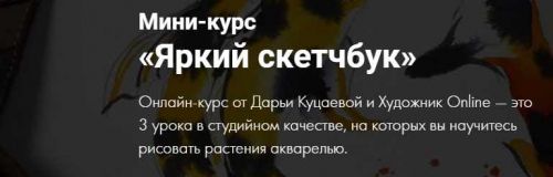 [Художник Online] Яркий скетчбук (Дарья Куцаева)