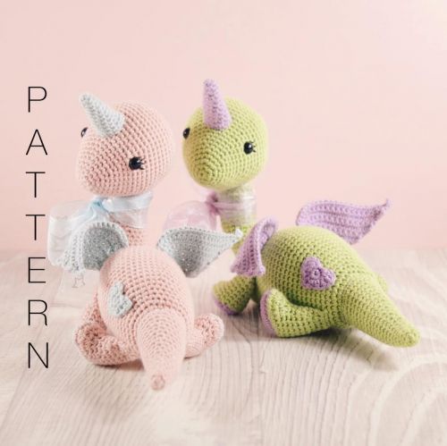 [Игрушки] Daisy the dinocorn / Динозаврик Дэйзи (TheLittleHookCrochet)