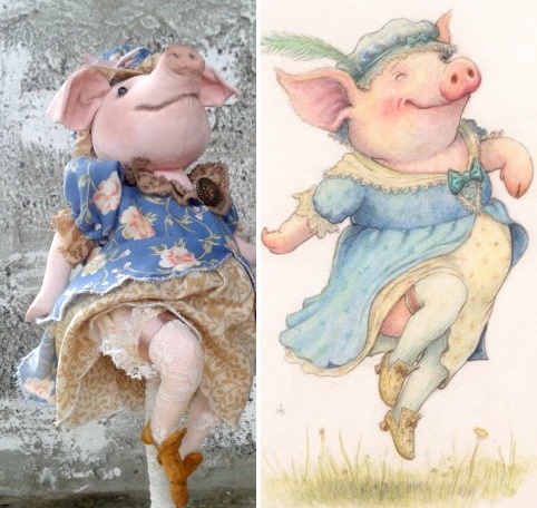 [Игрушки] Мадам Свинья (Елена Диденко)