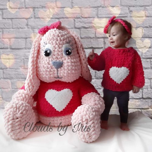 [Игрушки] Зайка «Ириска» (clouds_by_iris)