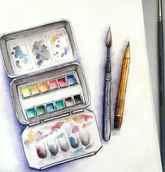 [Meoow Art] Акварель. Предметный скетчинг (Семенова Анна)