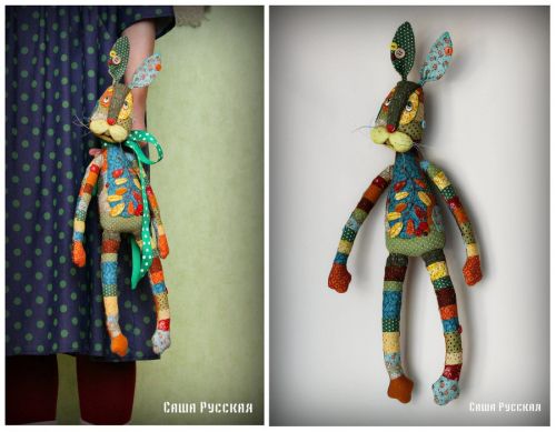 [Мир Саши Русской] МК по лоскутному «Апрельскому зайцу» (Саша Русская)