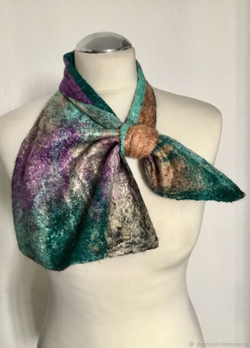 [Валяние] МК Французская косынка (Анна Братасюк)