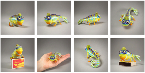 [Валяние] Видео мастер-класc Хамелеон (Ирина Егорова)