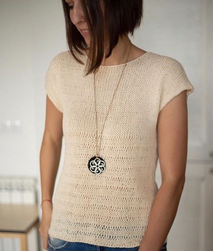 [Вязание] Мастер-класс Топ «Light Top» (bydashylia)