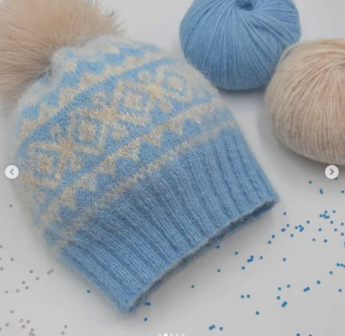 [Вязание] Шапка Fluffy Hat (Галина Шемчук)