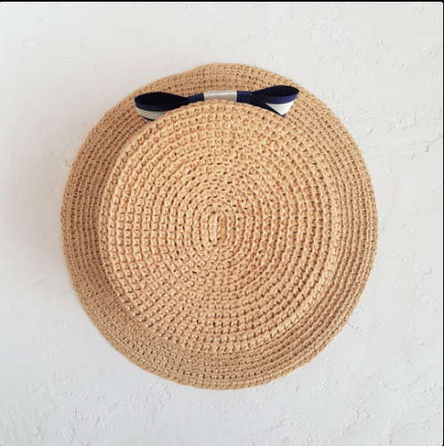 [Вязание] Шляпа из рафии Канотье «Шанель» (annetta_handmade)