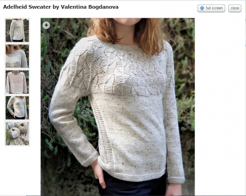 [Вязание] Свитер «Adelheid» (Valentina Bogdanova)
