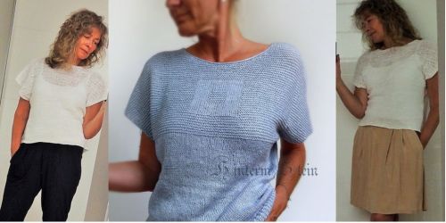 [Вяжи.ру] Модный топ спицами SummerSquare ( Ютта фон Хинтерм Штайн)