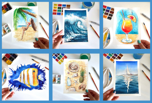 [Всем Арт] Курс «Море» (Анна Белоусова)