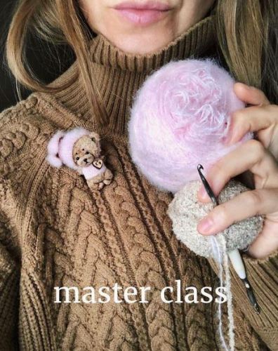 Брошь Мишкозайка (Светлана Мацкевич)