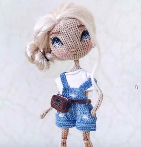 Десятый мастер-класс по вязаной куколке (Екатерина Гущина)