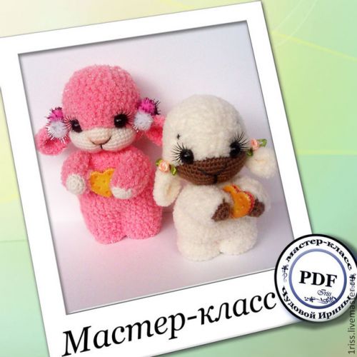 Экспресс-овечки или сувенир за 2 часа. Описание вязания (Ирина Чудова)