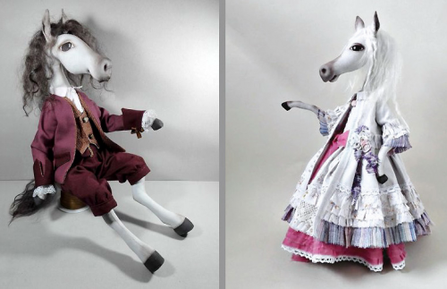 Комплект: Конь Лорд и Лошадка Лилит (Инесса Петухова)