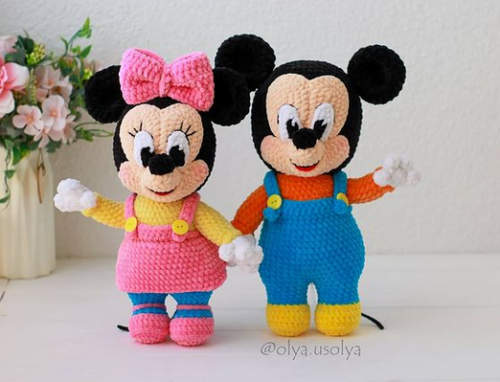 Малыш мышь и малышка мышка (Ольга Усольцева)