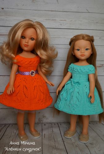 Мастер-класс Платье «Аурика» для кукол Paola Reina и Мари Vidal Rojas (Анна Мячина)
