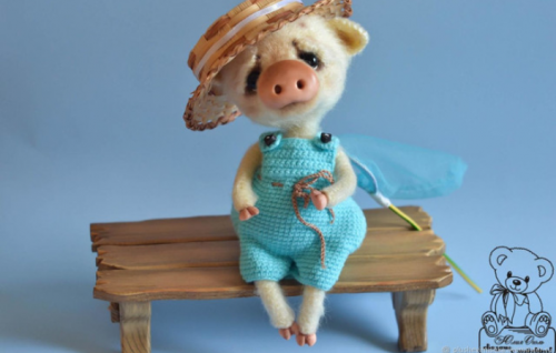 Мастер-класс 'Поросенок Пашка' (Юлия Оголь)