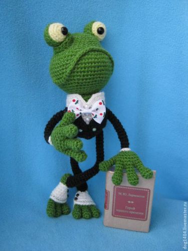 Мастер класс по вязанию игрушки 'Важный Квак' (Меджик (Александра Захарова)