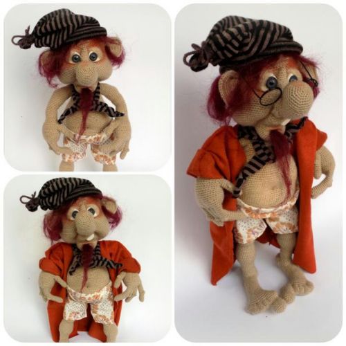 Мастер-класс ' Родион Самсонович'-помощник по хозяйству. Крючок (Анна Родная)