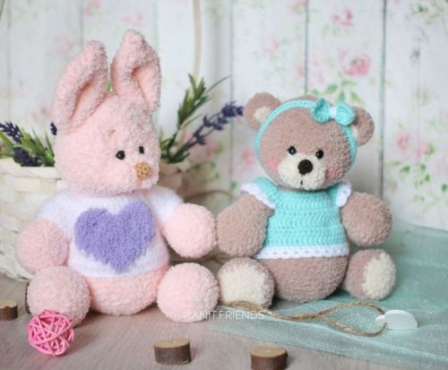 Мишка брауни и зайка Зефир (Светлана Алтунина)