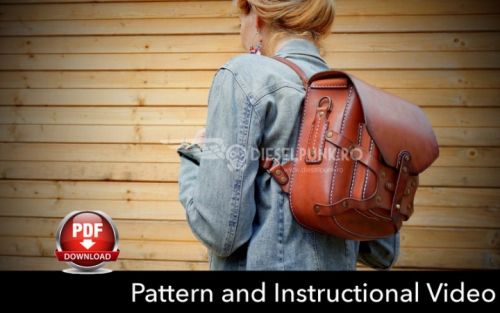 Выкройка кожаной сумки-рюкзака (DieselpunkRo)