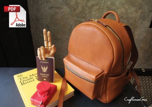 Выкройка рюкзака из кожи (Craftsmangus)