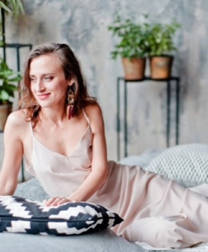 [Heartbeat Education] Сорочка «Айя». Элегантная сорочка на тонких бретельках (Наталья Рассказова)