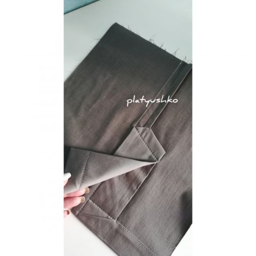 [Шитье] Шлица для тренча (Ольга Петрова)