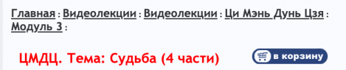 Ци Мень Дунь Дзя. Модуль 3. Темы: Принципы анализа и Судьба (Бронислав Виногродский)