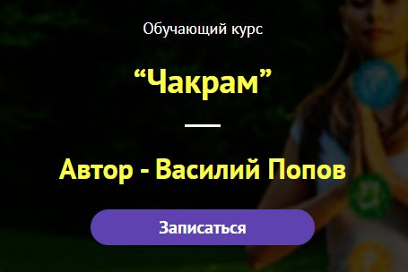 Гармоничное развитие личности 'Чакрам'. Пакет: платина (Василий Попов)