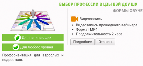 Выбор профессии в цвдш (Наталья Титова)