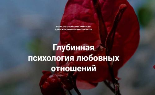 [МААП] Глубинная психология любовных отношений. Вебинар 4 (Станислав Раевский)