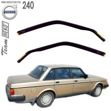 Дефлекторы Volvo 240 от 1986 - 1993 Седан для дверей вставные Heko (Польша) - 2 шт.