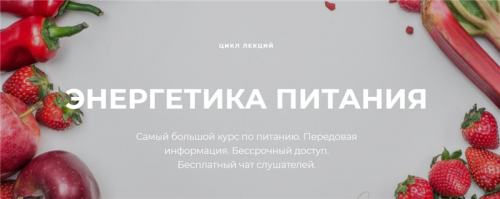 Энергетика питания (Нина Веркойен)