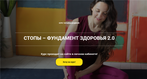 Стопы – фундамент здоровья 2.0 (Татьяна Дудина)