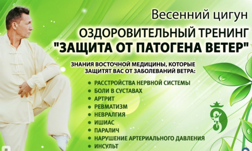 Весенний цигун. Защита от патогена «Ветер». Тариф Вип (Владимир Осипов)