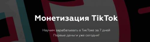 Монетизация TikTok. Пакет «Для бизнеса» (Матвей Северянин)