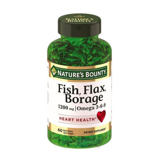 Нэйчес Баунти Омега 3-6-9 1200 мг, 60 капс