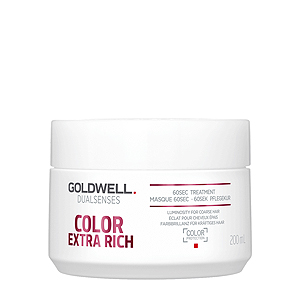 Goldwell Dualsenses Color Exrta Rich 60SEC Treatment - Интенс. уход за 60 секунд для блеска окраш. волос 200мл