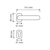 Ручка Linea Cali Barocco 1520 RB