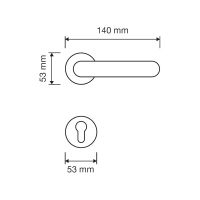 Ручка Linea Cali Barocco 1520 RB 113 схема