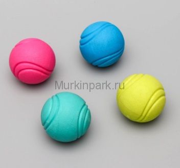 Мячик цельнолитой прыгучий, TPR, 6 см, микс цветов