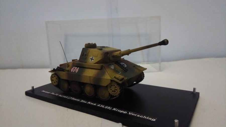 Hetzer Pz.IV turret (75mm Stu Kwik 43L48) Krupp Vorschlag  (1/72)