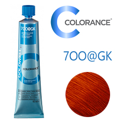 Goldwell Colorance 7OO@GK - Тонирующая крем-краска Рыжий с медным сиянием 60 мл